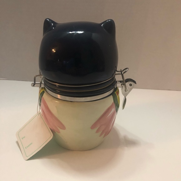 Owl salt and pepper shaker plus jar - Picture 3 of 6